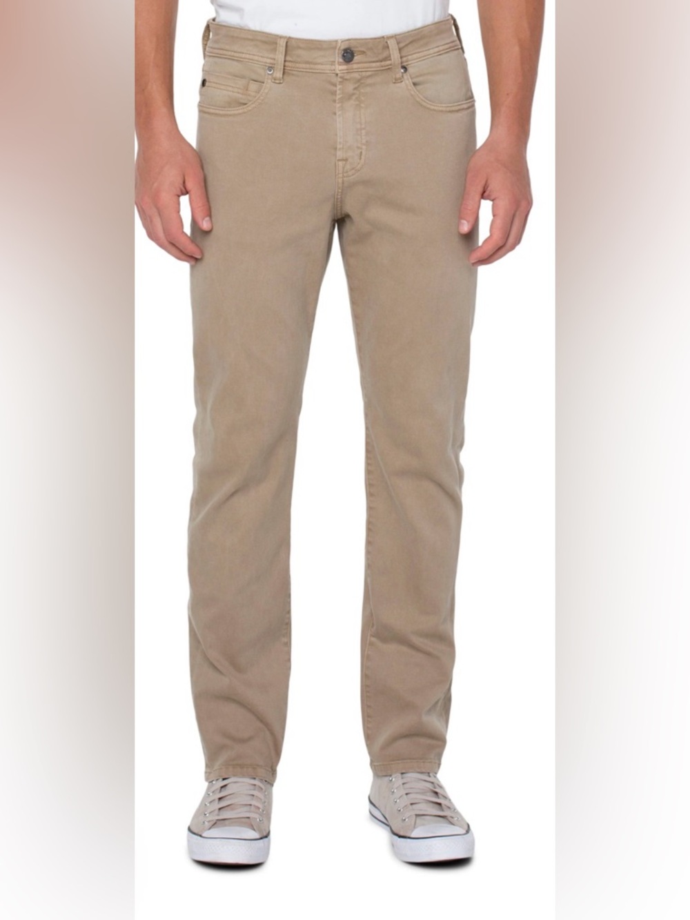 Liverpool Men’s Kingston Modern Straight Colored Denim in Wheat Size 33W x 34L